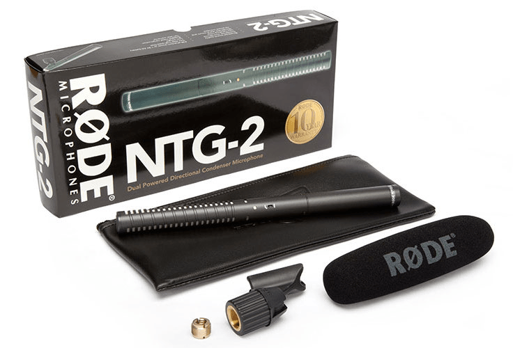 Shop Rode Dual Powered Condenser Shotgun Microphone NTG-2 by Rode at B&C Camera