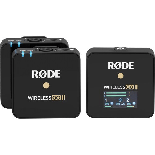 Shop Rode Wireless GO II 2-Person Compact Digital Wireless Microphone System/Recorder (2.4 GHz, Black) by Rode at B&C Camera