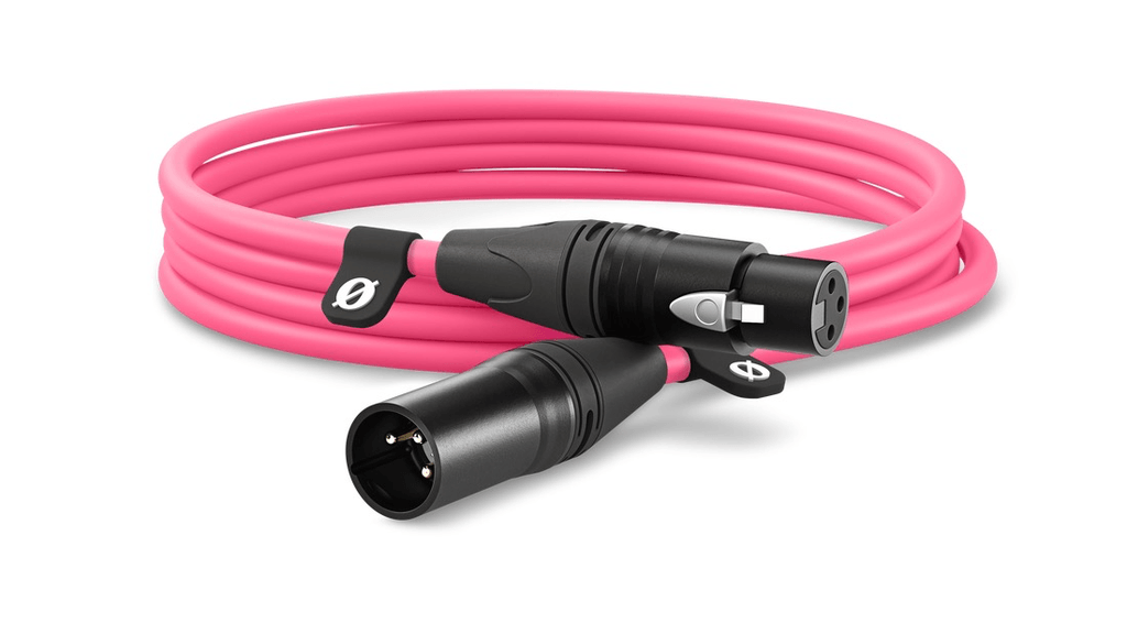 Rode XLR Cable 3M-Pink - B&C Camera