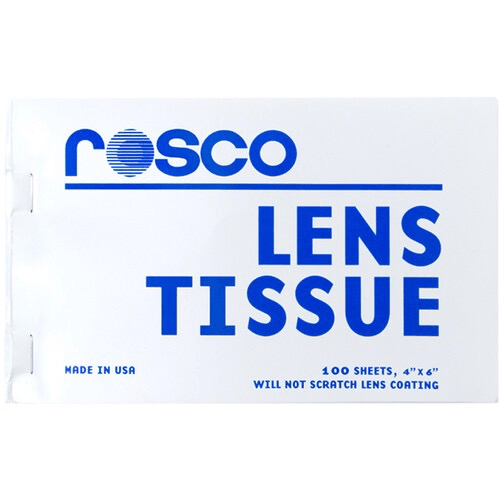 Shop Rosco Lens Tissue Pad (100 Sheets, 4 x 6") by Rosco at B&C Camera