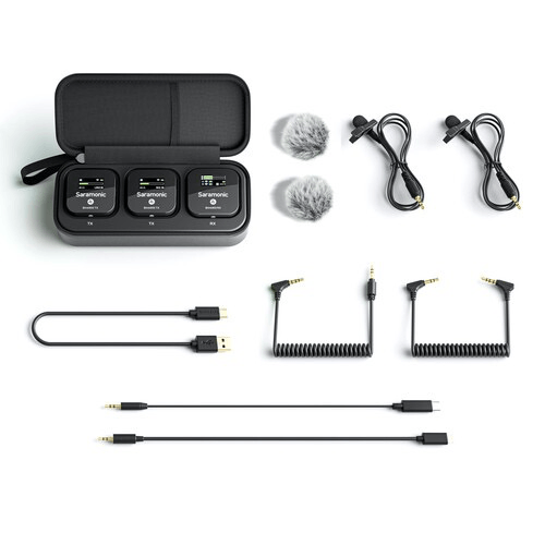 Shop Saramonic Blink 900 B2 2-Person Digital Camera-Mount Wireless Omni Lavalier Microphone System (2.4 GHz, Black) by Saramonic at B&C Camera