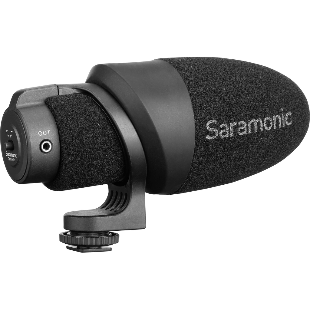 Saramonic CamMic Camera-Mount Shotgun Microphone for DSLR Cameras and Smartphones - B&C Camera