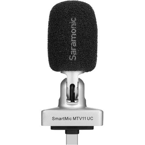 Shop Saramonic Smartmic UC Dig Stereo Condenser Mic.90Degree,Headphone Out,USB-C for Android Devices/Computers by Saramonic at B&C Camera