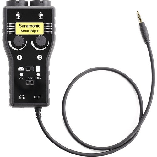 Saramonic AX1 Passive 2-Channel Audio Mixer for Cameras, Smartphones,  Tablets, and Computers