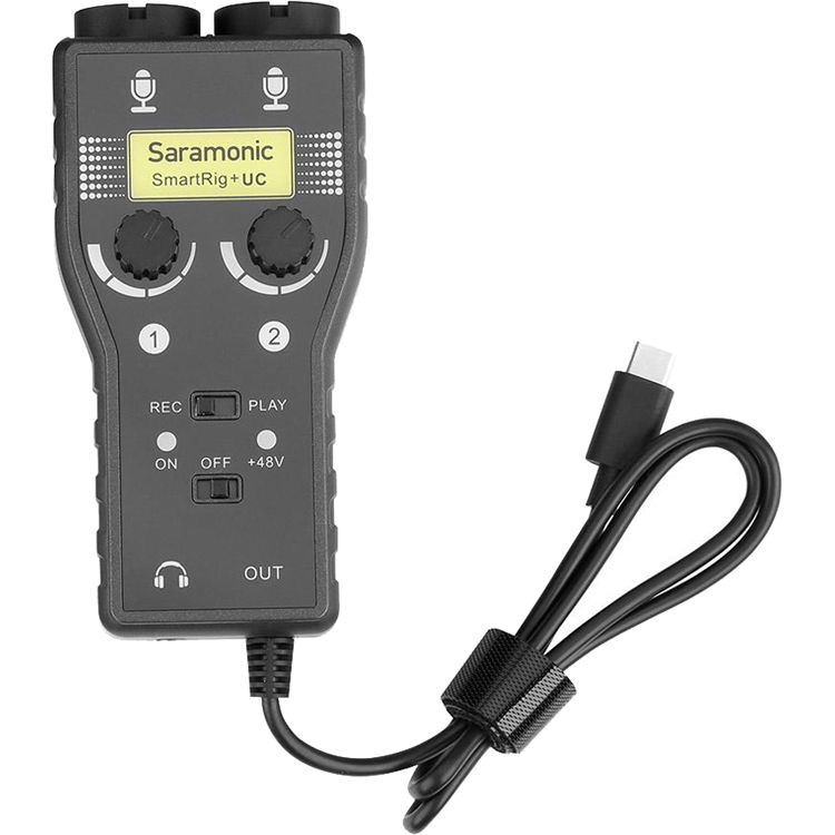 Saramonic SmartRig+UC Two-Channel Audio Interface for USB Type-C Devices - B&C Camera