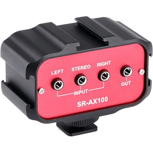 Shop Saramonic SR-AX100 Passive 2-Channel Audio Adapter for DSLR Cameras by Saramonic at B&C Camera
