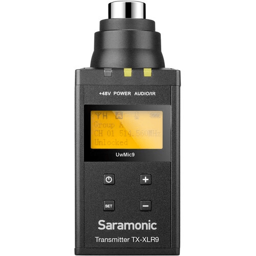 Shop Saramonic TX-XLR9 Wireless Plug-On Transmitter (514 to 596 MHz) by Saramonic at B&C Camera