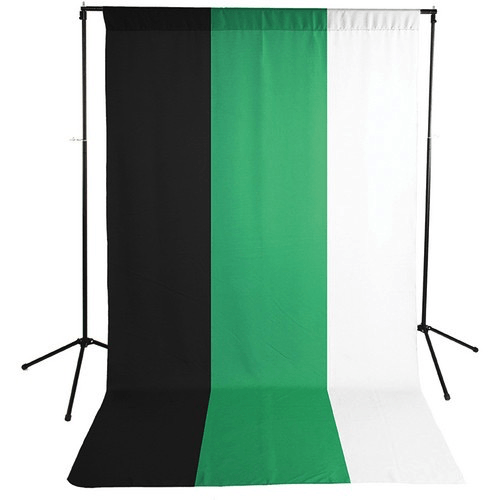 Shop Savage Economy Background Kit 5x9’ (White, Black, and Chroma Green Backdrops) by Savage at B&C Camera