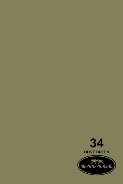 BMサ18◯●oliveページ●◯ Savage Widetone Seamless Background Paper (Olive Green 86”X12yds