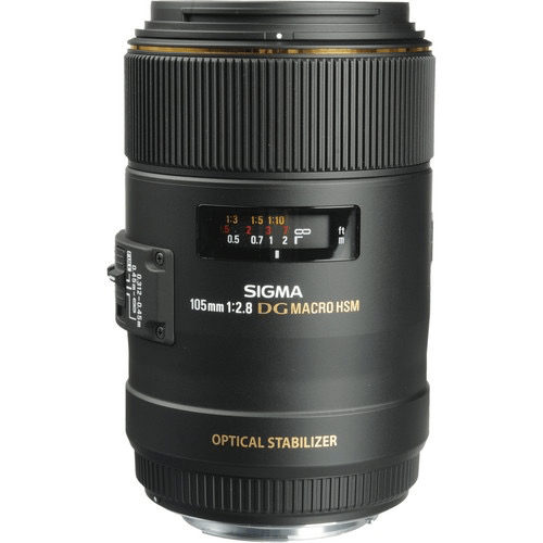 Shop Sigma 105mm f/2.8 EX DG OS HSM Macro Lens for Canon EF by Sigma at B&C Camera