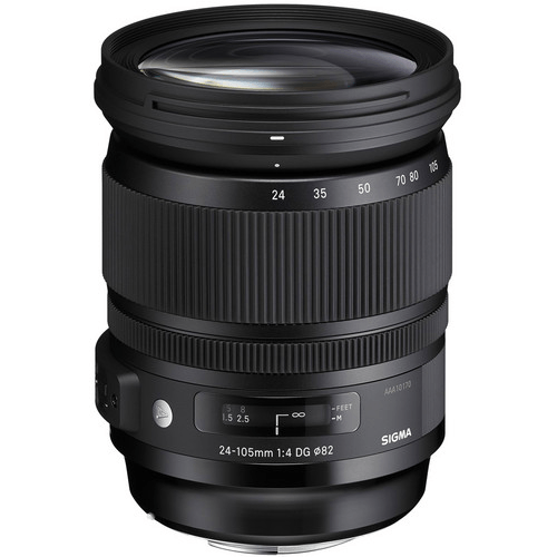 Shop Sigma 24-105mm f/4 DG (OS)* HSM Art Lens for Canon EF by Sigma at B&C Camera