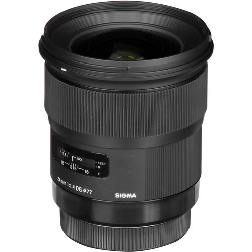 SIGMA 24mm F1.4 DG HSM Art Lマウント 元箱付 美品 97％以上節約 - レンズ(単焦点)