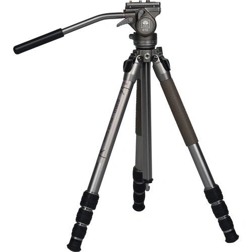 Sirui GT04 Pilot Series Tripod with GT5 Fluid Head Metallic Gray - B&C Camera