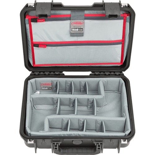 Shop SKB iSeries 1510-4 Case with Think Tank Photo Dividers & Lid Organizer (Black) by SKB at B&C Camera