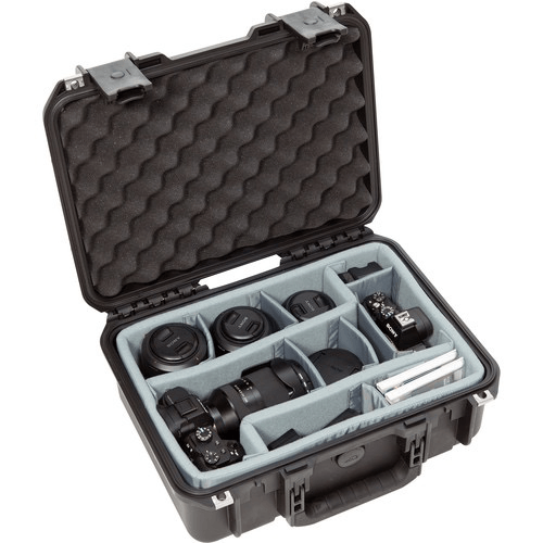 Shop SKB iSeries 1510-6 Case with Think Tank Photo Dividers & Lid Foam (Black) by SKB at B&C Camera