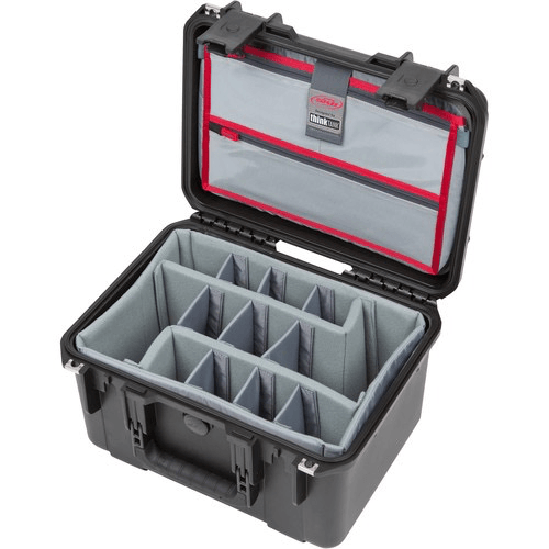 Shop SKB iSeries 1510-9 Waterproof Utility Case with Foam Dividers and Lid Organizer (Black) by SKB at B&C Camera