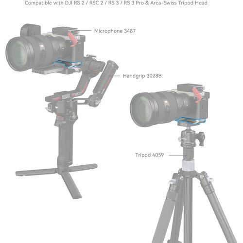 SmallRig Bottom Mount Plate for Sony Alpha 7C II / Alpha 7CR (Silver) - B&C Camera