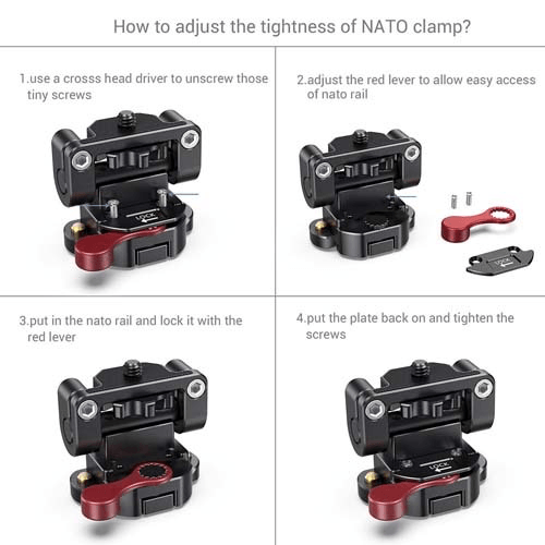 SmallRig DSLR Monitor Holder with NATO Clamp 2100 by SmallRig at