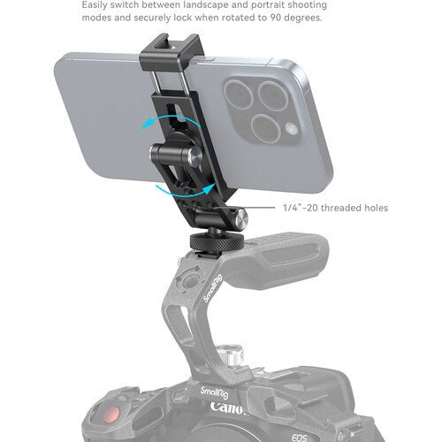 SmallRig Metal Phone Holder with Cold Shoe Mount - B&C Camera