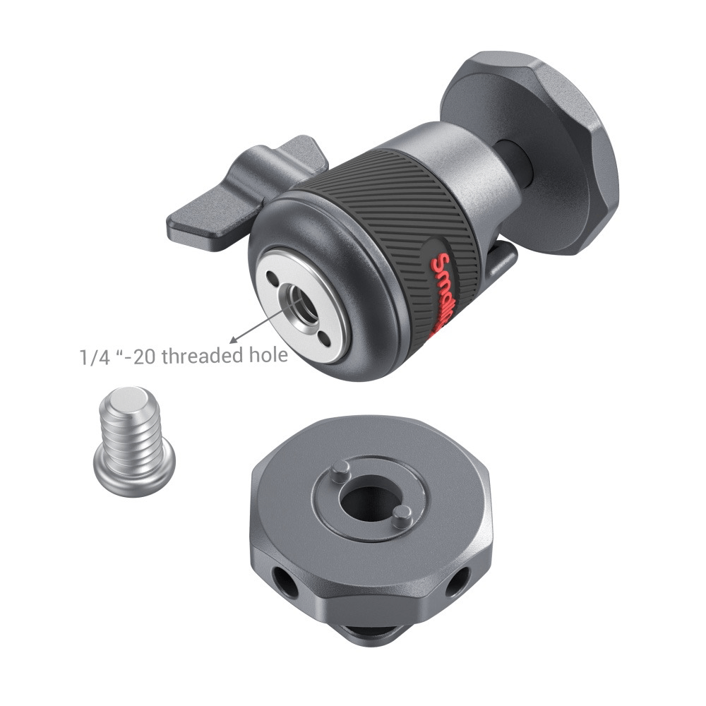 Shop SmallRig Mini Ball Head with Removable Cold Shoe Mount (two piece) by SmallRig at B&C Camera