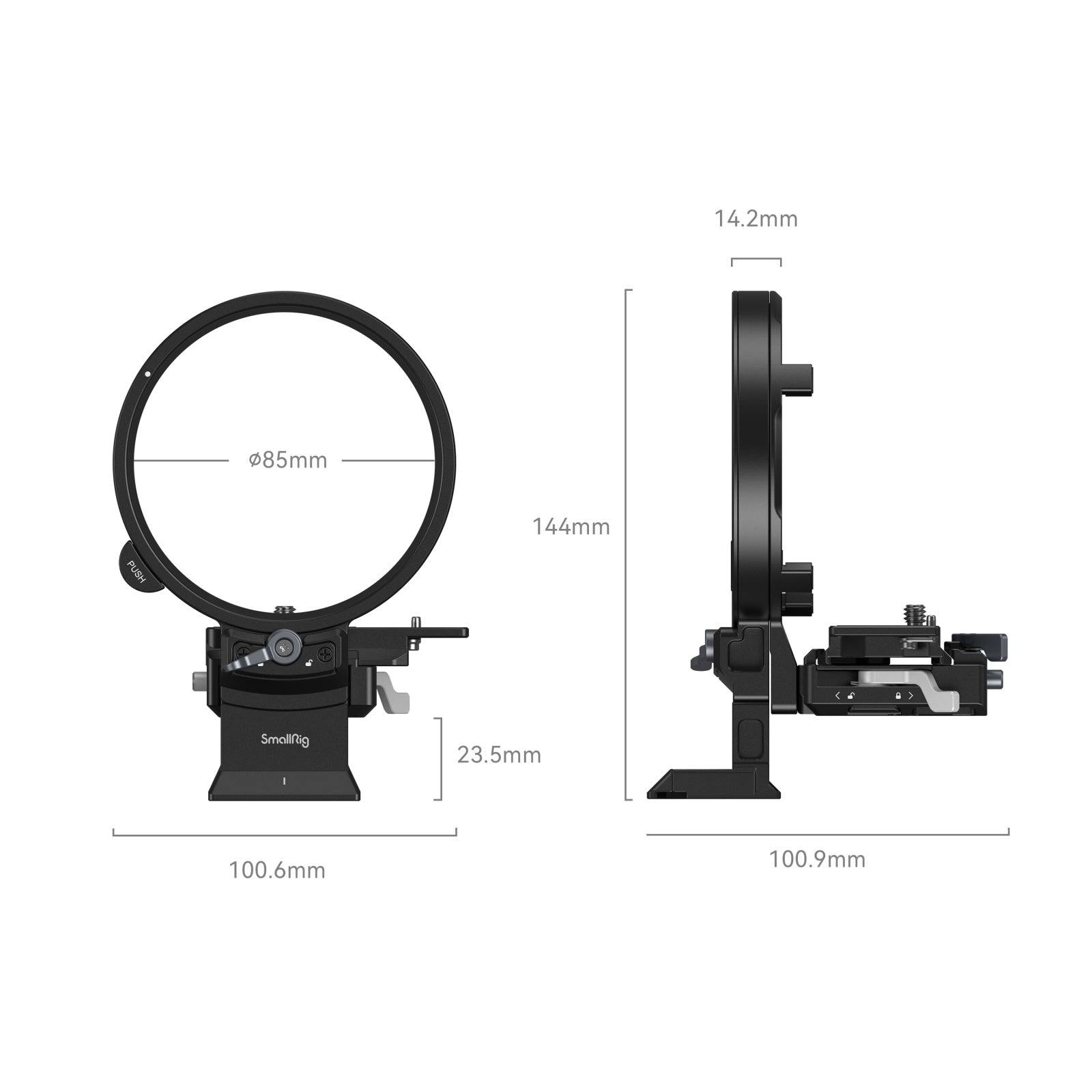 SmallRig Rotatable Horizontal-to-Vertical Mount Plate Kit for FUJIFILM Specific GFX Series Cameras - B&C Camera