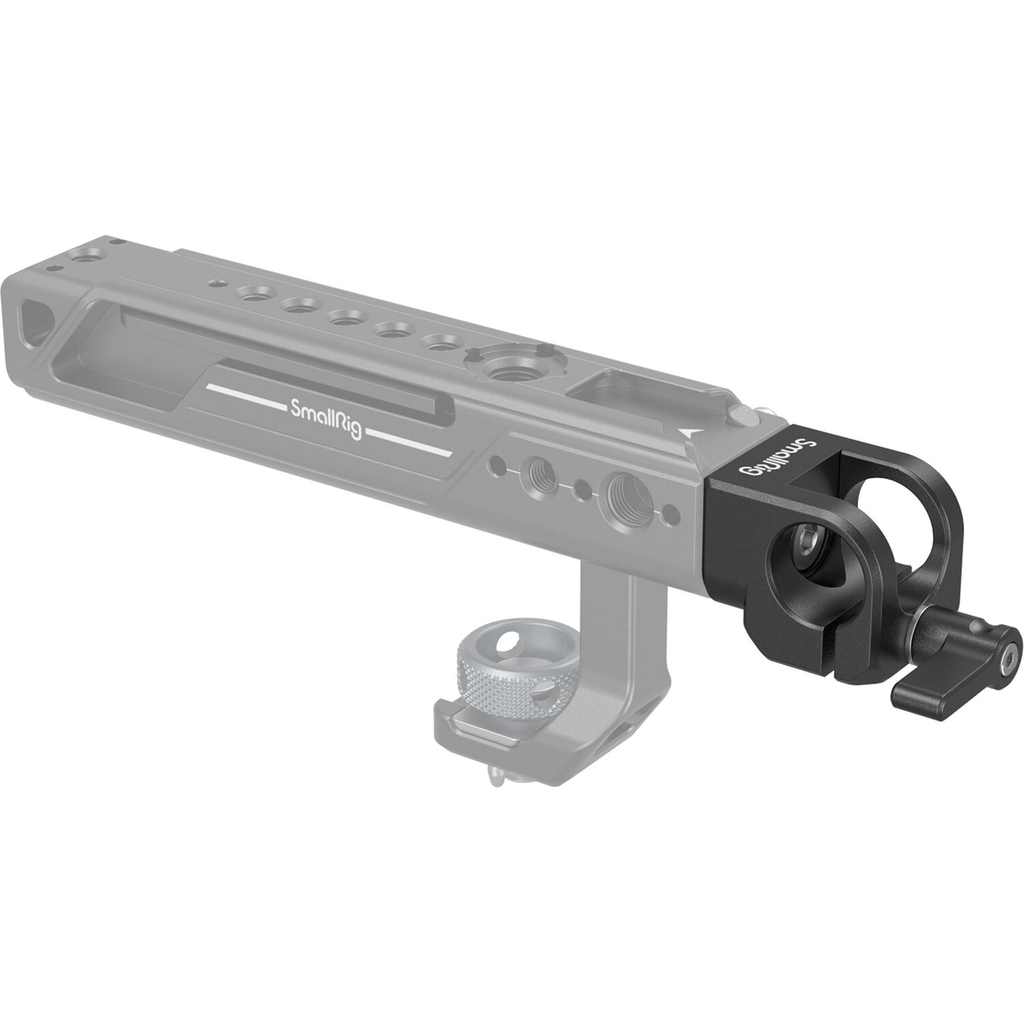 SmallRig Single 15mm Rod Clamp with ARRI-Style Accessory Mount - B&C Camera