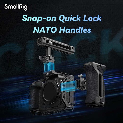SmallRig Snap-on Quick Lock NATO Top Handle - B&C Camera