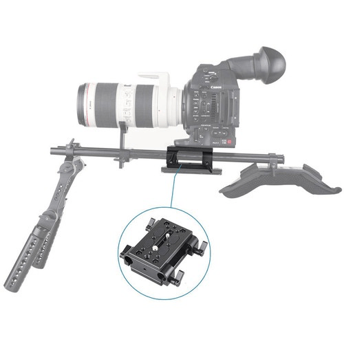 Shop SmallRig Tripod Mounting Kit with 2 x Plates and 2 x 15mm Rod Clamps by SmallRig at B&C Camera