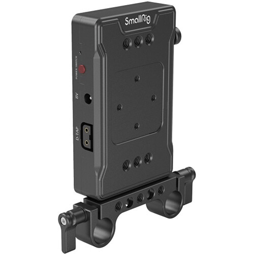 SmallRig V-Mount Battery Adapter Plate with Dual-Rod Clamp - B&C Camera