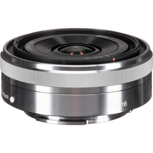 Shop Sony 16mm f/2.8 Wide-Angle Alpha E-Mount Lens (Silver) by Sony at B&C Camera