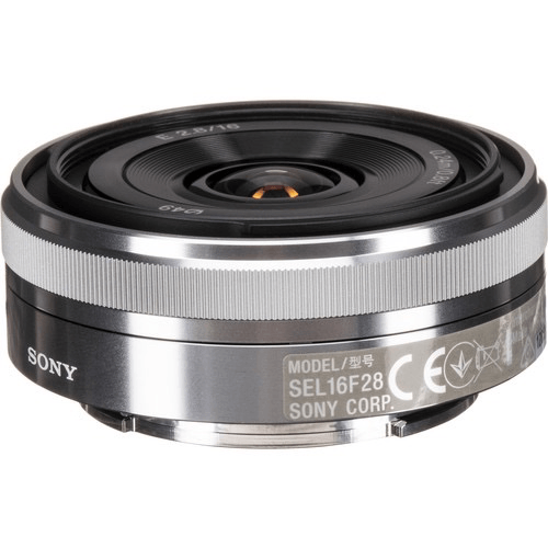 Shop Sony 16mm f/2.8 Wide-Angle Alpha E-Mount Lens (Silver) by Sony at B&C Camera