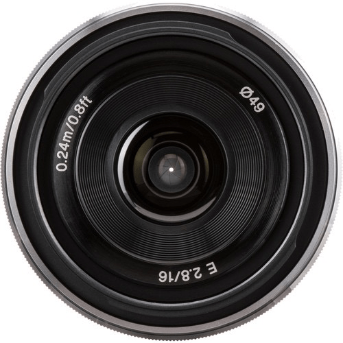 Shop Sony 16mm f/2.8 Wide-Angle Alpha E-Mount Lens (Silver) by Sony at B&C Camera