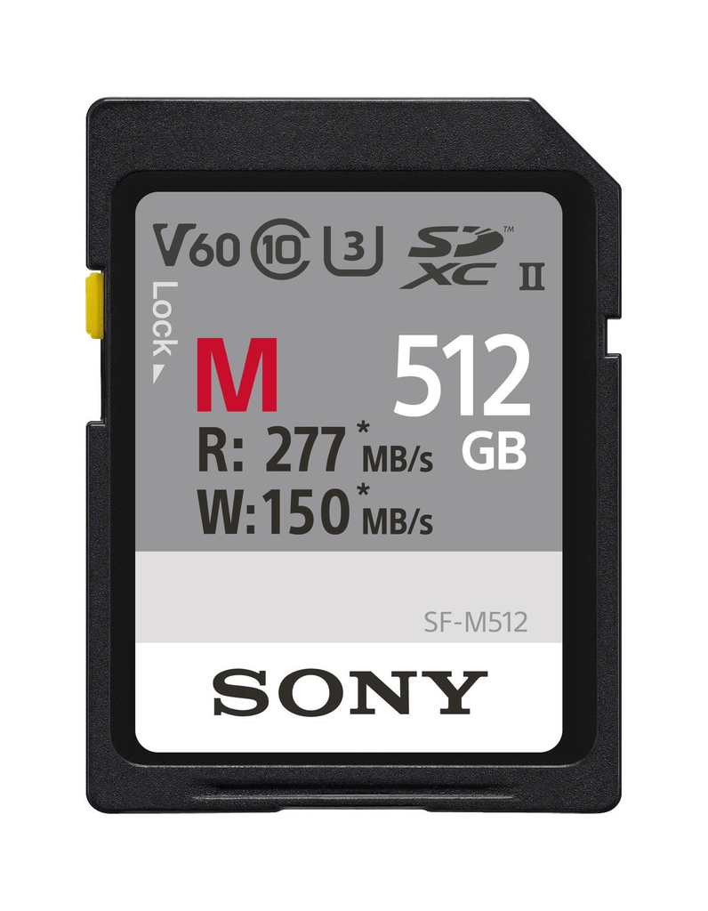 Shop Sony 512 GB M Series UHS-II SDXC Memory Card by Sony at B&C Camera