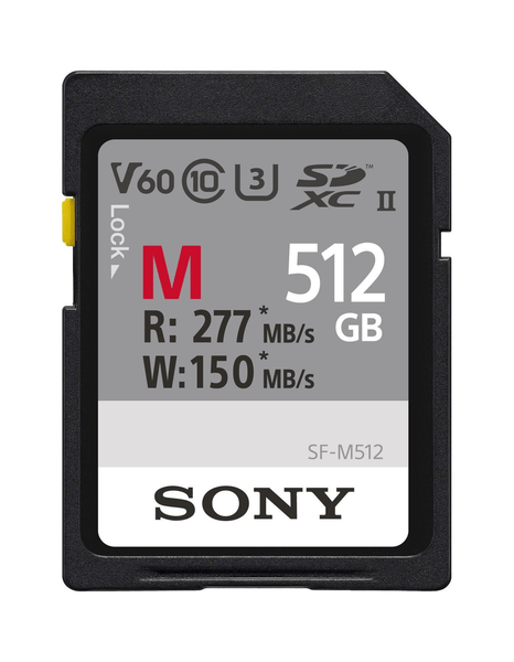 Sony 512 GB M Series UHS-II SDXC Memory Card by Sony at B&C Camera