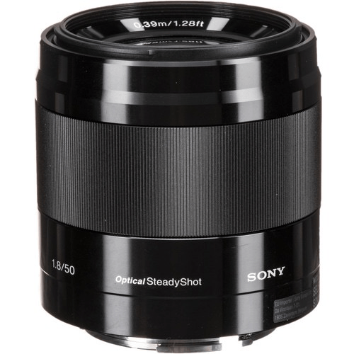 Shop Sony E 50mm f/1.8 OSS Lens (Black) by Sony at B&C Camera