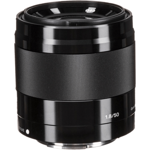 Sony E 50mm f/1.8 OSS Lens (Black) by Sony at B&C Camera