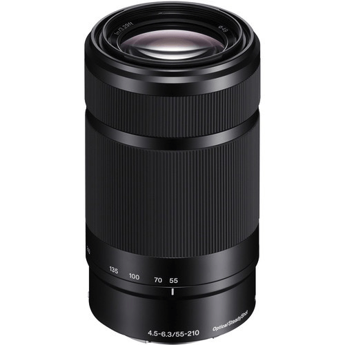 Sony E 55-210mm f/4.5-6.3 OSS Lens (Black)