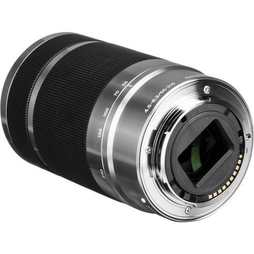 Sony E 55-210mm f/4.5-6.3 OSS Lens (Silver) by Sony at B&C Camera