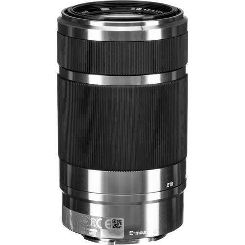 Sony E 55-210mm f/4.5-6.3 OSS Lens (Silver) by Sony at B&C Camera