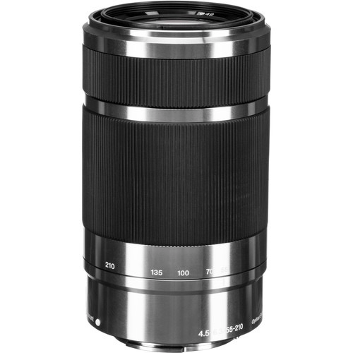 Shop Sony E 55-210mm f/4.5-6.3 OSS Lens (Silver) by Sony at B&C Camera