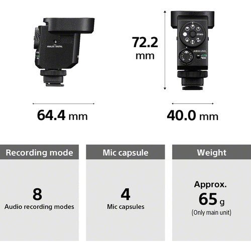 Sony ECM-M1 Compact Camera-Mount Digital Shotgun Microphone - B&C Camera