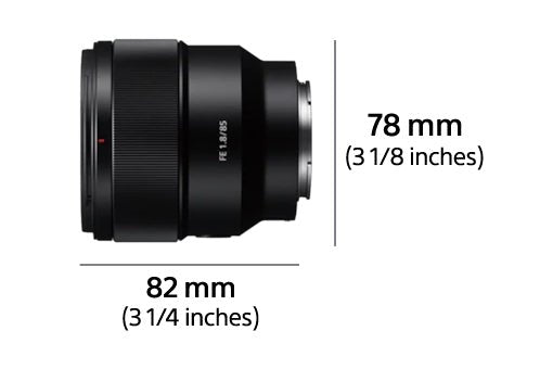 Sony FE 85mm f/1.8 Lens by Sony at B&C Camera