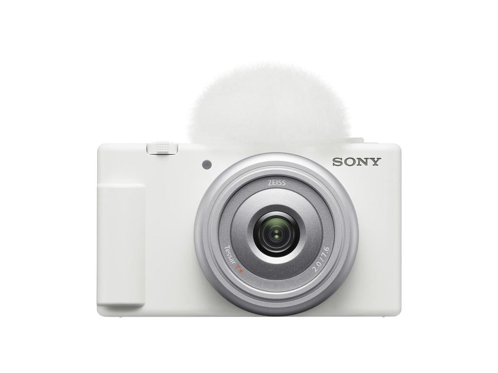 Shop Sony ZV-1F Vlog Camera For Content Creators and Vloggers (White) by Sony at B&C Camera