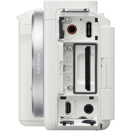  Sony Alpha ZV-E1 Full-Frame Interchangeable Lens Mirrorless  Vlog Camera with 28-60mm Lens - White Body : Electronics