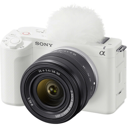 Sony ZV-E1 Mirrorless Camera with 28-60mm Lens (White) by Sony at Sony ZV-E1 Mirrorless Camera with 28-60mm Lens (White) by Sony at
