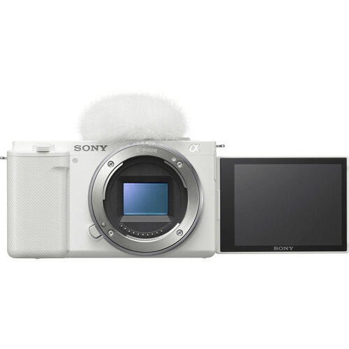 Shop Sony ZV-E10 Mirrorless Camera (Body Only) White by Sony at B&C Camera