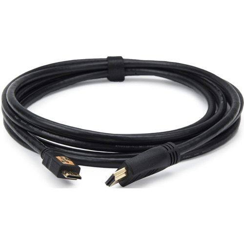 Shop Tether Tools TetherPro Mini HDMI Male (Type C) to HDMI Male (Type A) Cable - 10' (Black) by Tether Tools at B&C Camera