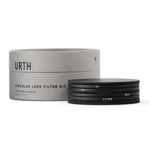 Urth 77mm UV, Circular Polarizing (CPL), ND64, Soft Grad ND8 Lens Filter Kit (Plus+) - B&C Camera
