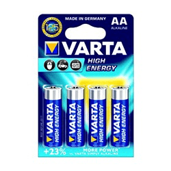 Shop Varta High Energy AA Batteries (4 Pack) by Varta at B&C Camera