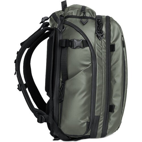 WANDRD Transit Travel Backpack with Essential Camera Cube (Wasatch Green, 35L) - B&C Camera